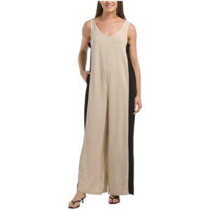 HUNTER & BROWN Two Tone Flowy Jumpsuit